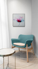 “Pink Poppy” by Kimberly Altman, Fluid Acrylic on Canvas