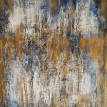 "Golden blue Rain" by Donald Jesolva, Acrylic on Canvas