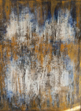 "Golden blue Rain" by Donald Jesolva, Acrylic on Canvas