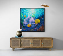"Treasures of the Sea" by  Lance Jost, Polyurethane on Aluminum