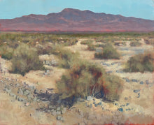 “Hollow Hills” by Francis DiFronzo, Oil over Acrylic and Gouache