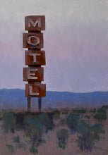 "Motel 2” by Francis DiFronzo, Oil over Acrylic and Gouache