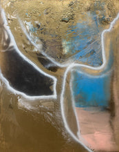 60X48 Contemporary (texture) Gold Abstract Original One of a Kind TOWNLEY