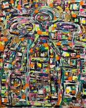 "Speakeasy" by Heather Payne, Mixed Media on Canvas