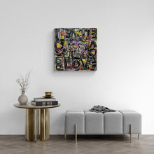 "Love All Around" by Heather Payne, Mixed Media on Canvas