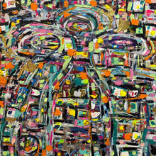 "Speakeasy" by Heather Payne, Mixed Media on Canvas