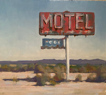 “Ruins (Yucca, AZ)” by Francis DiFronzo, Oil over Acrylic and Gouache