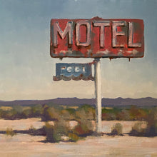 “Ruins (Yucca, AZ)” by Francis DiFronzo, Oil over Acrylic and Gouache