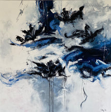 "Black Roses" By Sabine Kay, Oil on Canvas