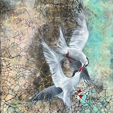 "Struggle for Life" by Rokhsareh Shojaedin, Acrylic on Canvas