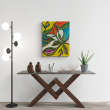 "Spring is Springing" by Ing Weaver, Mixed Media on Canvas