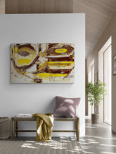 "Masked Communications" by Ing Weaver, Mixed Media on Canvas