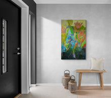 "Her Garden & His Garden Diptych" by Linda Robin, Acrylic on Canvas