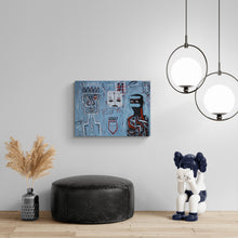 "We Don't Play Games with the reaper" by Jack Muschog, Mixed Media on Canvas