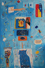 "Clawing at the Door" by Jack Muschog, Mixed Media on Canvas