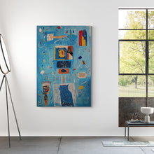 "Clawing at the Door" by Jack Muschog, Mixed Media on Canvas