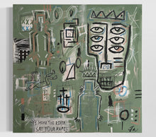 "Emerald" by Jack Muschog, Mixed Media on Canvas