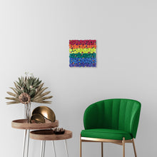 "Rainbow Sprinkles" by Kelieda Smith, Mixed Media on Canvas