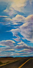 "The Road to Vegas: Death Valley" by Cecilia Kelleher, Acrylic on Canvas