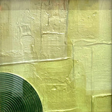 "Green" Diptych by Stacey Kosins, Mixed Media on Canvas