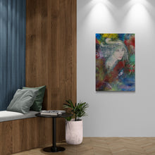 “Flirting with Color” by Carie Pytynia, Mixed Media on Canvas
