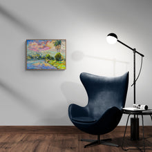 "Twilight Tranquility" by Tarman, Oil on Wood Panel