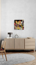 "Rain Dance" by JoJo Collins, Mixed Media on Canvas