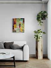 "Manhattan Up" by JoJo Collins, Mixed Media on Canvas