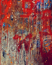 "Chasing Ghosts" by Lola Szent-Gyorgyi, Mixed Media on Canvas