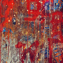 "Chasing Ghosts" by Lola Szent-Gyorgyi, Mixed Media on Canvas