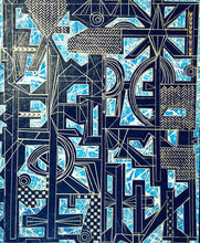 "Deux Ex Machina" by Lola Szent-Gyorgyi, Mixed Media on Canvas