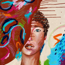 “Been Dressing Up with Courage” by Luna Cheung, Mixed Media on Canva