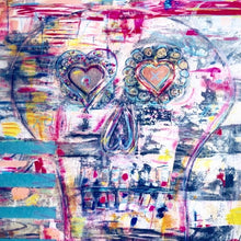 "Patriot" by Heather Payne, Mixed Media on Canvas