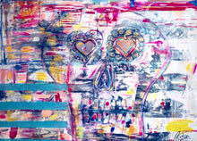 "Patriot" by Heather Payne, Mixed Media on Canvas