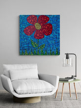 "I Feel Red" by Kimberly Campbell, Acrylic on Canvas