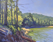 "Fresh Summer Day by the Redwoods" by Samuel Pretorius, Acrylic on Canvas