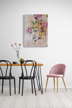 “Flowers in the Attic Never Die” by Scotti Taylor, Mixed Media on Canvas