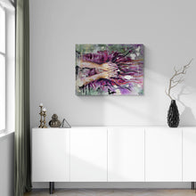 “Head above water” by Scotti Taylor, Mixed Media on Canvas