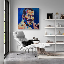 "Freddy Mercury" by Sergio Mariscal, Acrylic on Canvas