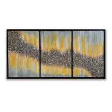 "Crystal Precipice" by Summer Qureshi, Mixed Media on Canvas