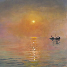 "Ganga – Pure and Sublime" by Sunil Joishy, Acrylic on Canvas