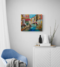 "Charm of Venice" by Sunil Joishy, Acrylic on Canvas