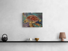 "Cosmic Shellshock" by Angelo, Mixed Media on Canvas