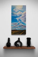 "The Road to Vegas: Death Valley" by Cecilia Kelleher, Acrylic on Canvas