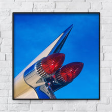 "Yellow 59 Caddy" by Leslie L. Bird, Photograph on Costume Fabric