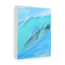 Surfer Light blue Stretched Canvas Giclee