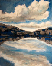 "Lake Scape # 18" By Jamie Ballay, Oil on Panel