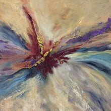 "Reunited" by Janice Pluma, Mixed Media on Canvas