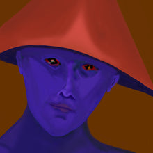 "Boy Blue" by Paul Michael Glaser, Digital Painting on Archival MOAB