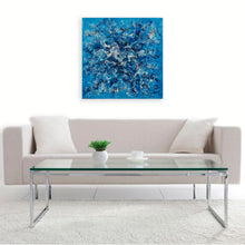 “Spun in Elfin Silver, Iceland” By Candace Wilson, Mixed Media on Panel